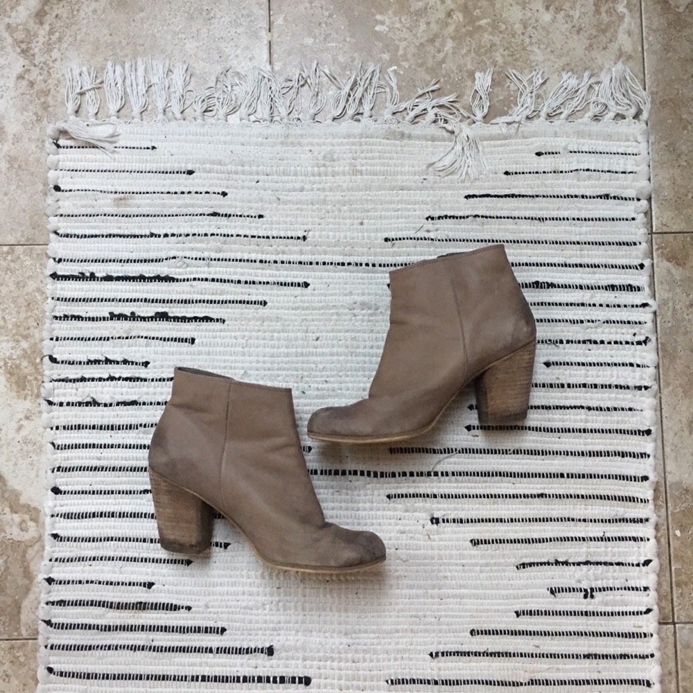 BP Tan Booties, size 8